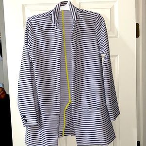 Mustard Seed Black & White long blazer. Size S
